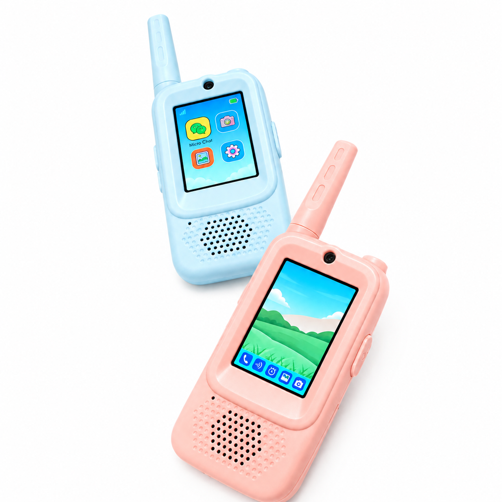 Zwei Walkie Talkie für Kinder mit Videofunktion