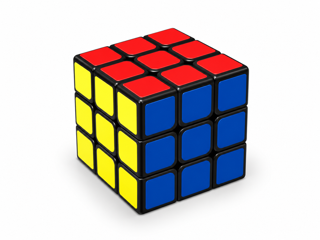 Abbildung eines klassischen 3 x 3 Speed Cubes