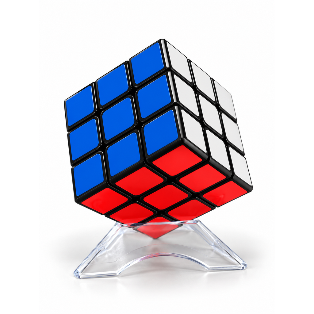 3 x 3 Speed Cube klassisch auf Podest