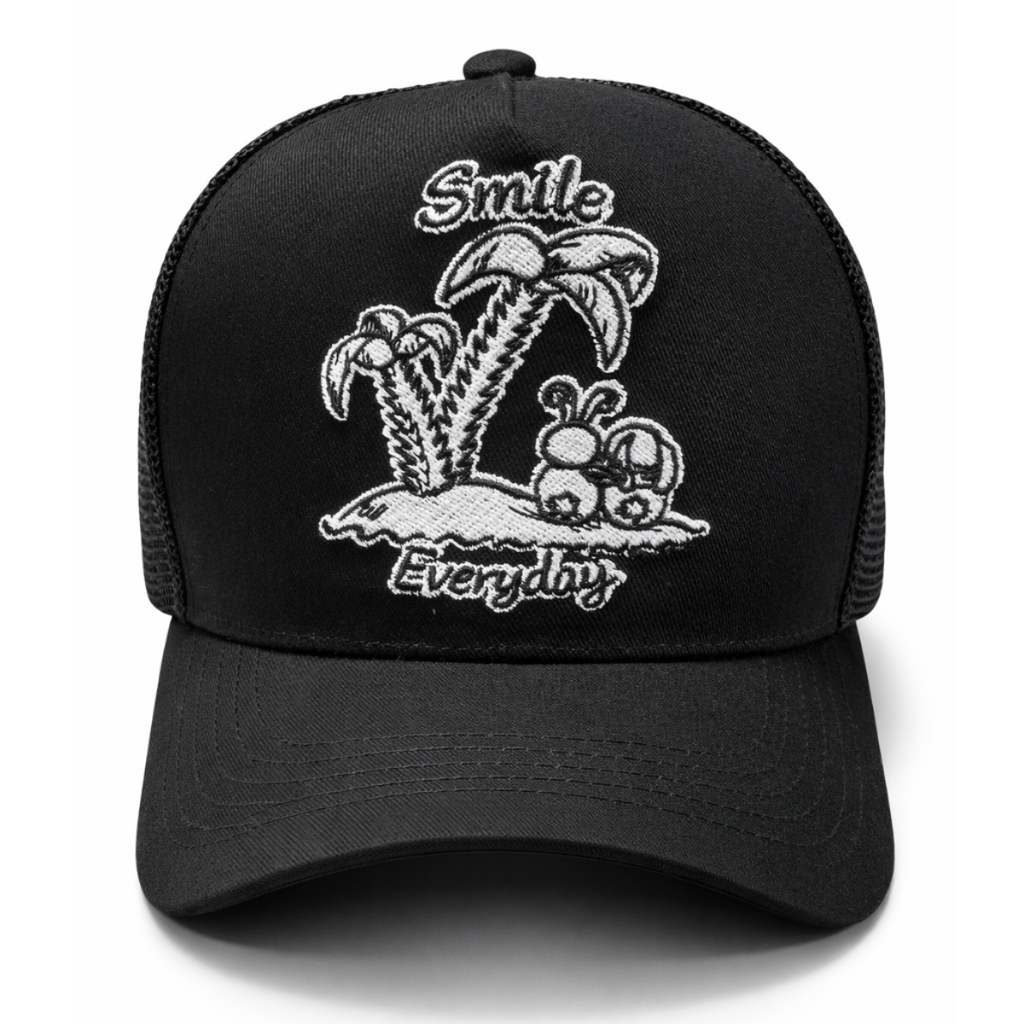 Smile Everyday Cap mit hochwertiger Stickerei
