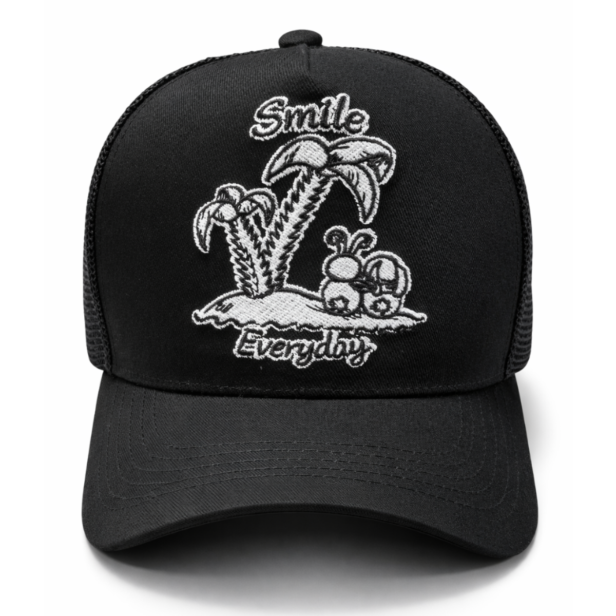 Smile Everyday Cap mit hochwertiger Stickerei