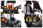 Detailaufnahmen vom Black Pearl Bausatz 10195 von Mould King