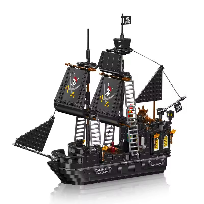 Abbildung Black Pearl Piratenschiff Bausatz von Mould King 10195