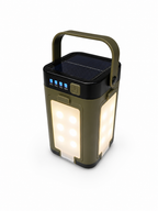 LED Campinglampe Taschenlampe Zeltleuchte Powerbank Solar USB Akku 4 in 1