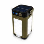 LED Campinglampe Taschenlampe Zeltleuchte Powerbank Solar USB Akku 4 in 1