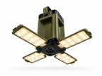 LED Campinglampe Taschenlampe Zeltleuchte Powerbank Solar USB Akku 4 in 1