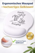 Ergonomisches Mauspad mit Gelkissen aus der Smile Everyday Kollektion