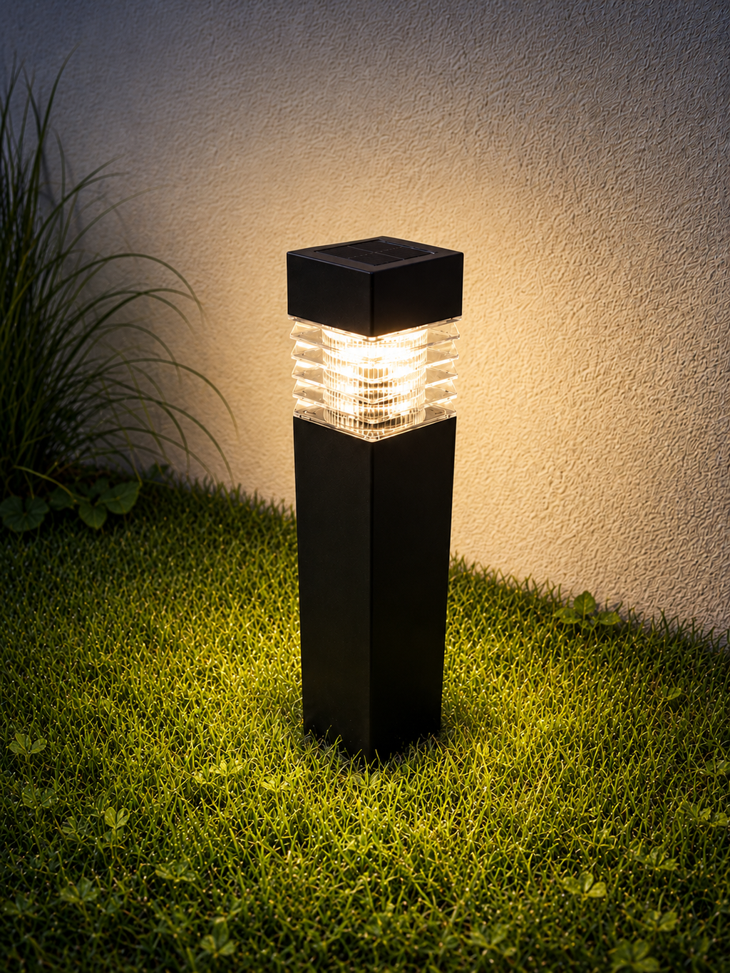 Solarleuchte Wegeleuchte Garten kalt weiß / weiß
