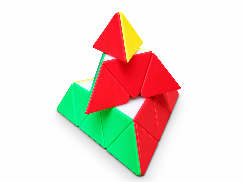 Speed Cube 2x2, 3x3, 4x4 oder Pyramide - Einzeln oder als Combo - sanftes Einrasten dank kleiner Magnete