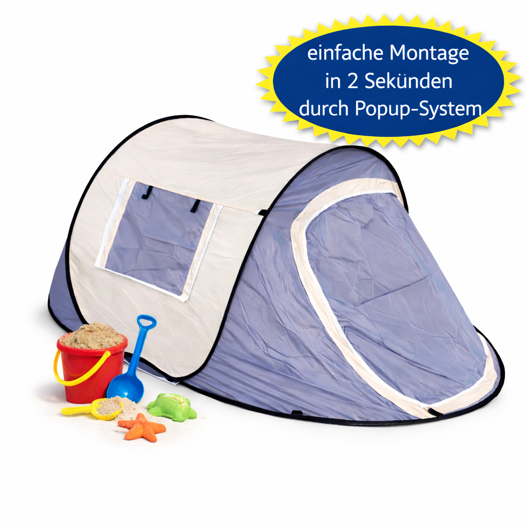 Tente pop-up, tente de plage, protection solaire 2 personnes, camping, plage, protection UV
