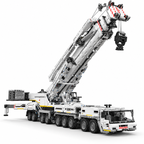 Modellansicht des Liebherr Krans LTM 11200 von Mould King 17007 (weiß)