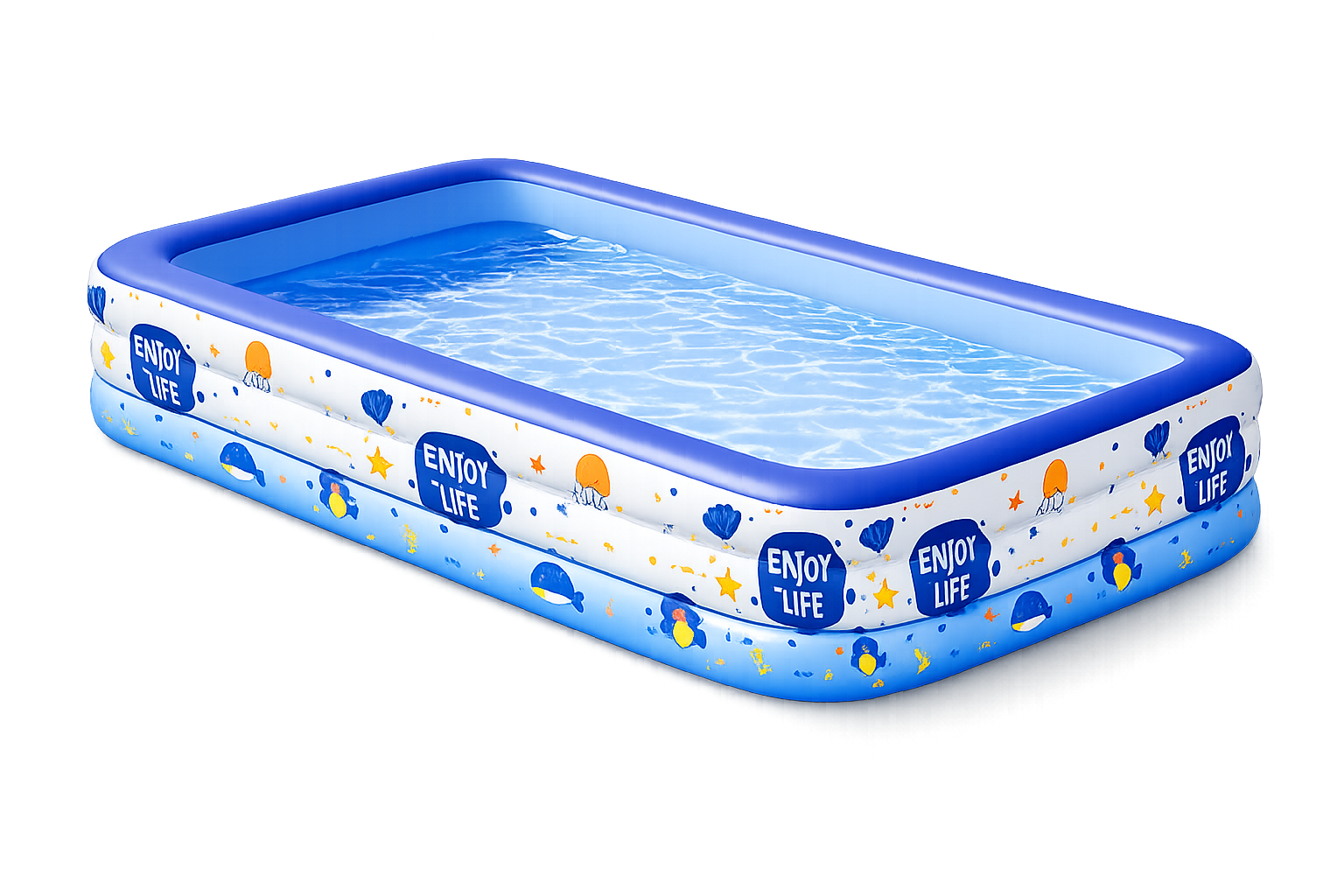 Familienpool Swimmingpool Aufblasbar XL - XXL 1,8 m - 3 m "Enjoy life"